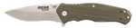 Bear Edge G10 SIDELINER 3.38" W/Clip OD Green Handle